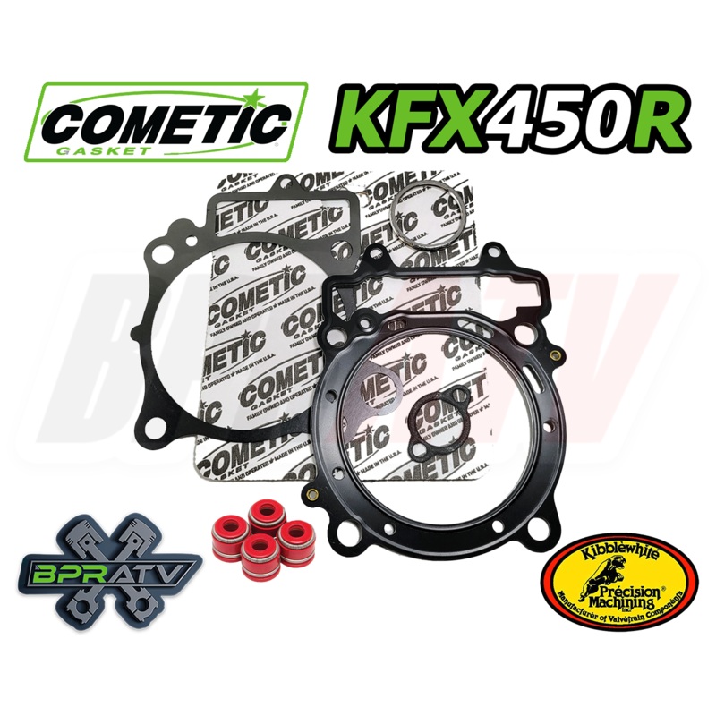 08-14 Kawasaki KFX450R KFX 450R 98mm Big Bore Cometic Top End Gasket Kit Seals