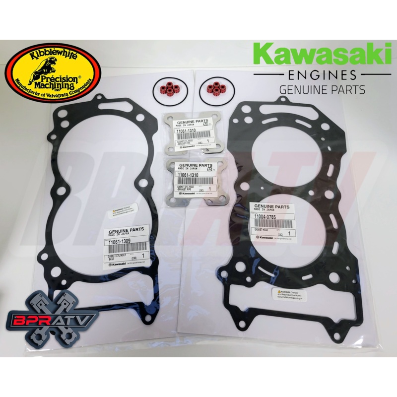 20+ OEM Kawasaki KRF1000 Teryx KRX 1000 Cylinder Head Base Exhaust Gasket Seals