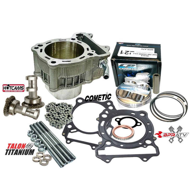 KFX400 KFX 400 Top End Rebuild With Cams Stock Cylinder Assembly Stage 1 Hotcams