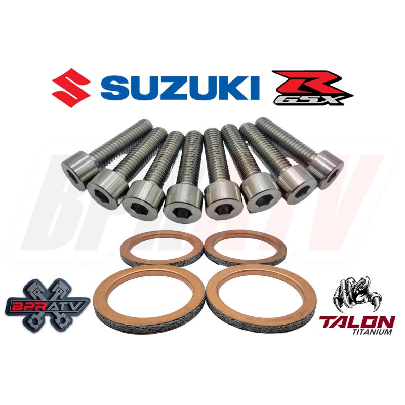 Suzuki GSX1300R GSX 1300R Hayabusa TITANIUM Exhaust Manifold Gasket Repair Kit