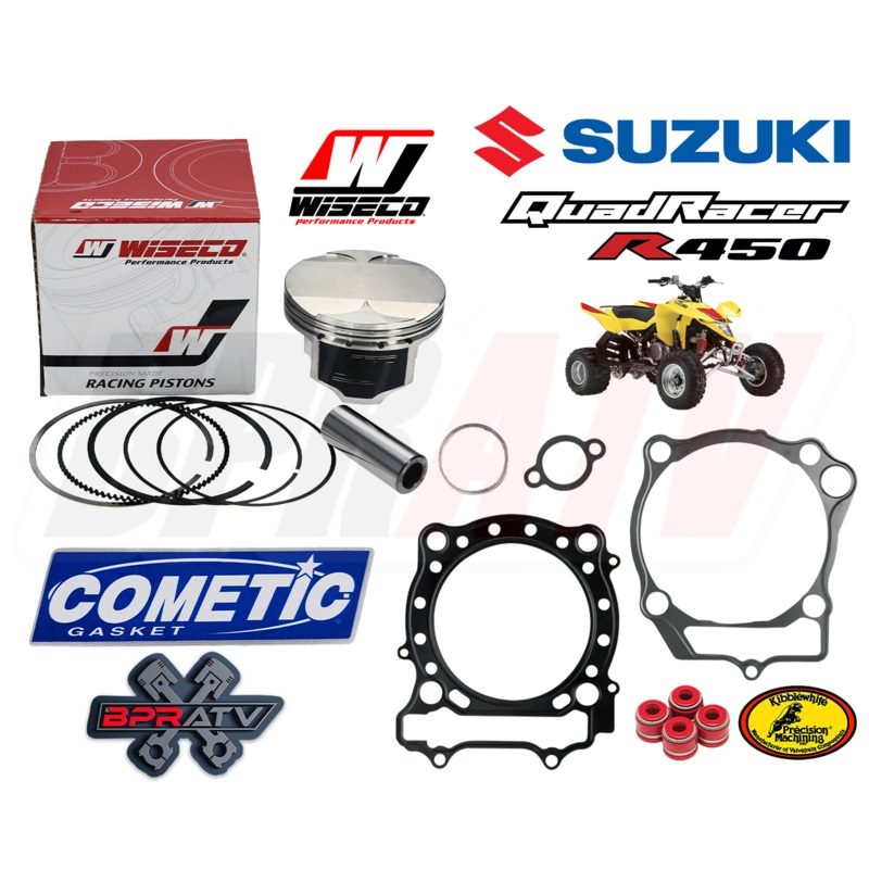 Suzuki LTR450 LTR 450 95.5mm Stock Standard Bore Wiseco Pump Gas Piston Gaskets