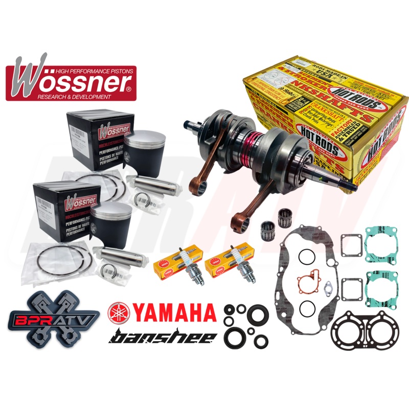 Yamaha Banshee 64mm Bore Wossner Piston Hotrods Bottom Top End Motor Rebuild Kit