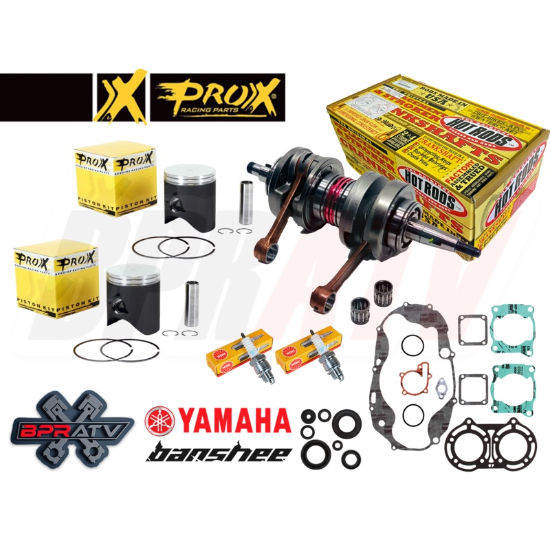 Yamaha Banshee 66mm Bore Pro X Pistons Hotrods Bottom Top End Motor Rebuild Kit