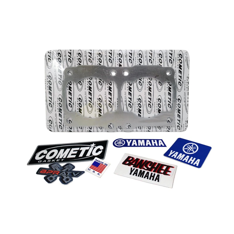 Yamaha Banshee Cometic Aluminum Cylinder Spacer Shim 4mm Stroker Crank 0.08 CPI