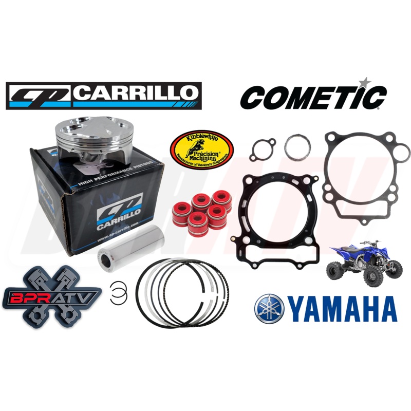 Yamaha YFZ450 YFZ 450 95mm CP Stock Bore Piston 12.75:1 Cometic Top Gaskets Seal