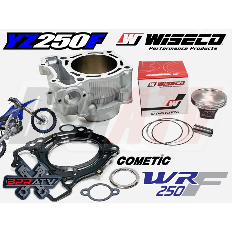 01-04 Yamaha YZ250F YZ 250F WR 77mm OEM Bore Cylinder Wiseco Piston Top End Kit