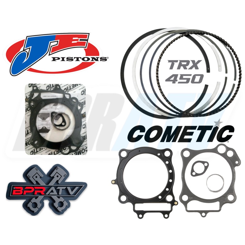 04 05 Honda TRX450R TRX 450R 94mm Stock OEM Bore JE Piston Rings Cometic Gasket