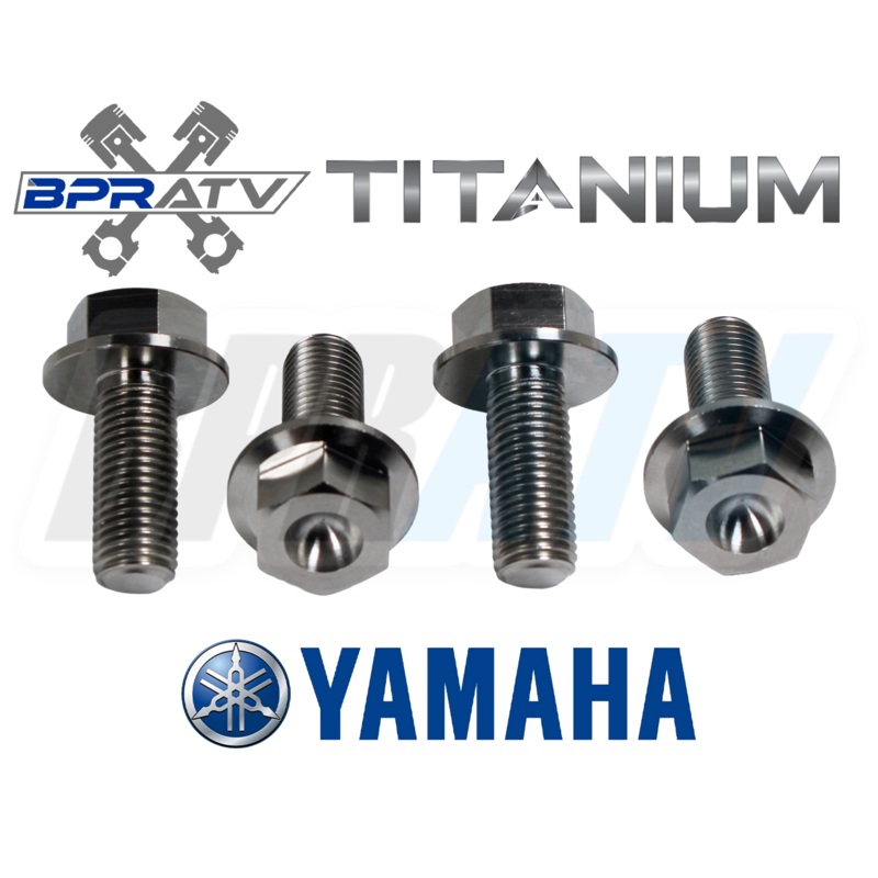 04-09 YFZ450 YFZ 450 TITANIUM Foot Peg Bolts HEX Flange Bolt Upgrade Set Kit (4)