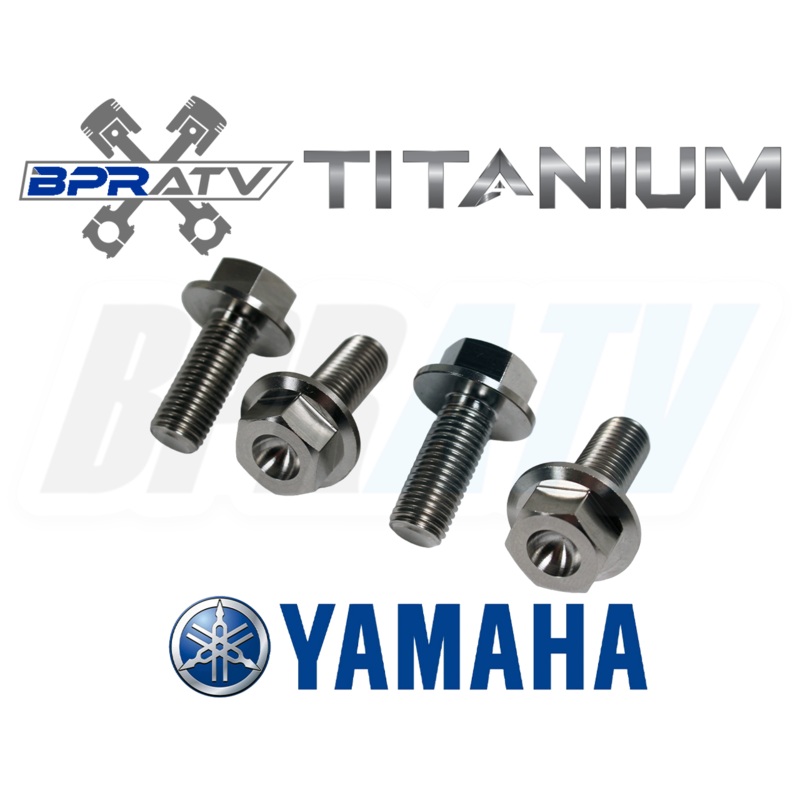 04-13 Raptor 350 YFM350 TITANIUM Foot Peg Bolts HEX Flange Bolt Upgrade Set Kit