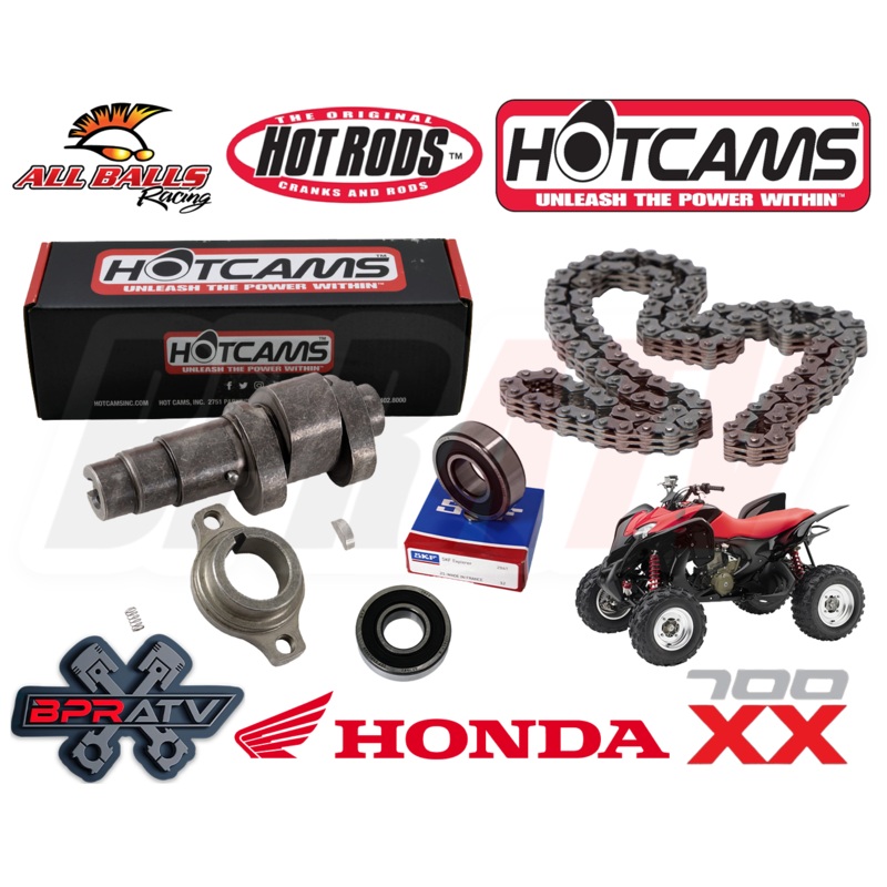 08 09 Honda TRX 700XX Stage 3 Hotcam Hot Cam Hotcams Cam Chain SKF Cam Bearings