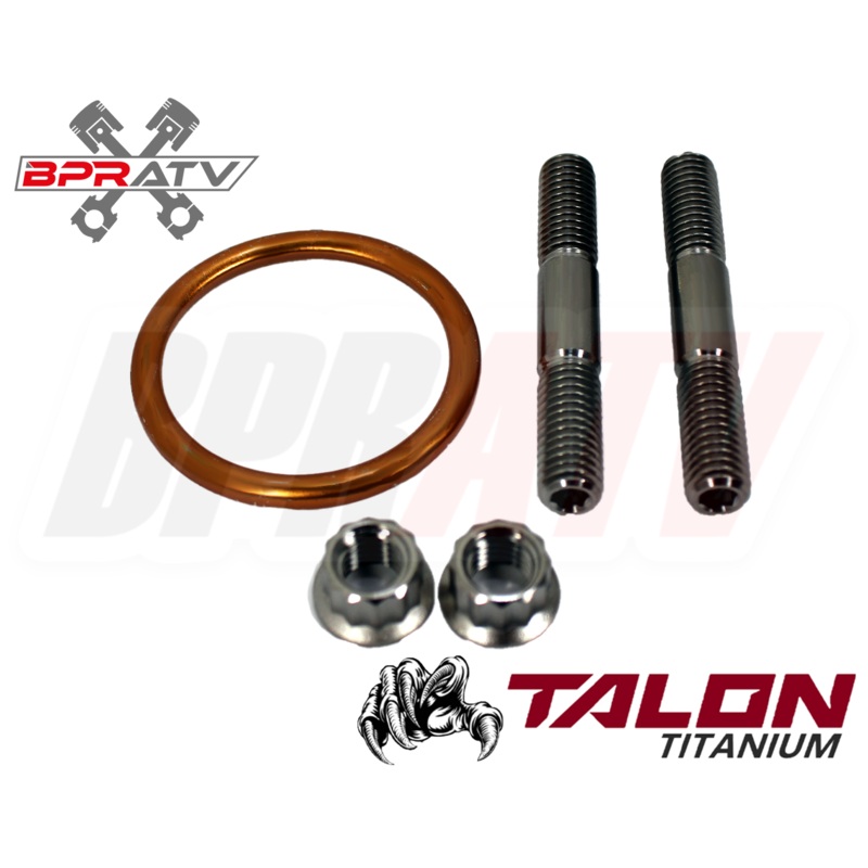 17-24 Honda CRF450RX CRF 450RX Titanium Head Exhaust Studs Nuts Bolt Gasket Kit