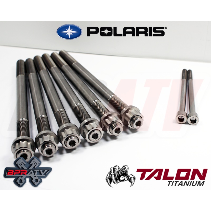 18-20 Polaris RZR RS1 COMPLETE  Titanium Cylinder Head Bolts Kit Stud Kit