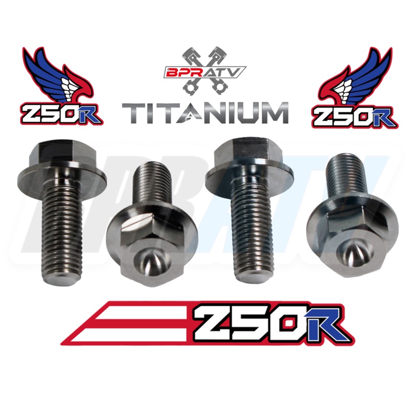 83-84 Honda ATC250R ATC 250R Foot Peg Bolts Kit TITANIUM Flange HEX Bolts Set 4