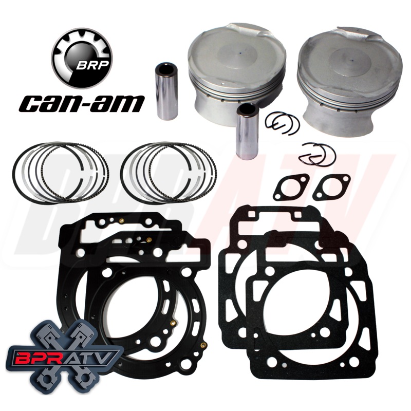 Good Can-Am Commander Outlander Maverick 1000 91mm Stock Pistons Gaskets Set Kit