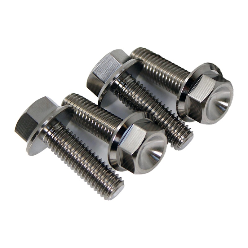 Yamaha Banshee 350 Foot Pegs TITANIUM HEX Bolts Lighter Stronger Racing Upgrade