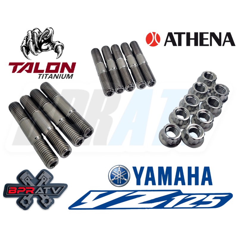 Yamaha YZ125 YZ 125 X TITANIUM Athena Cylinder Head Bolts Studs Cylinder to Case