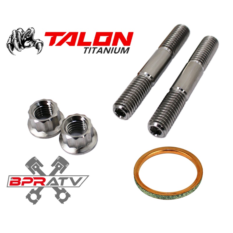 00-02 YZ426F YZ 426F TITANIUM Head Pipe Exhaust Studs Kit Bolts & Exhaust Gasket