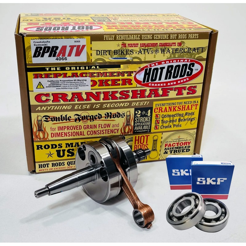 00-05 Kawasaki KX 65 OEM Stock Heavy Duty Crank Crankshaft Hot Rods SKF Bearings