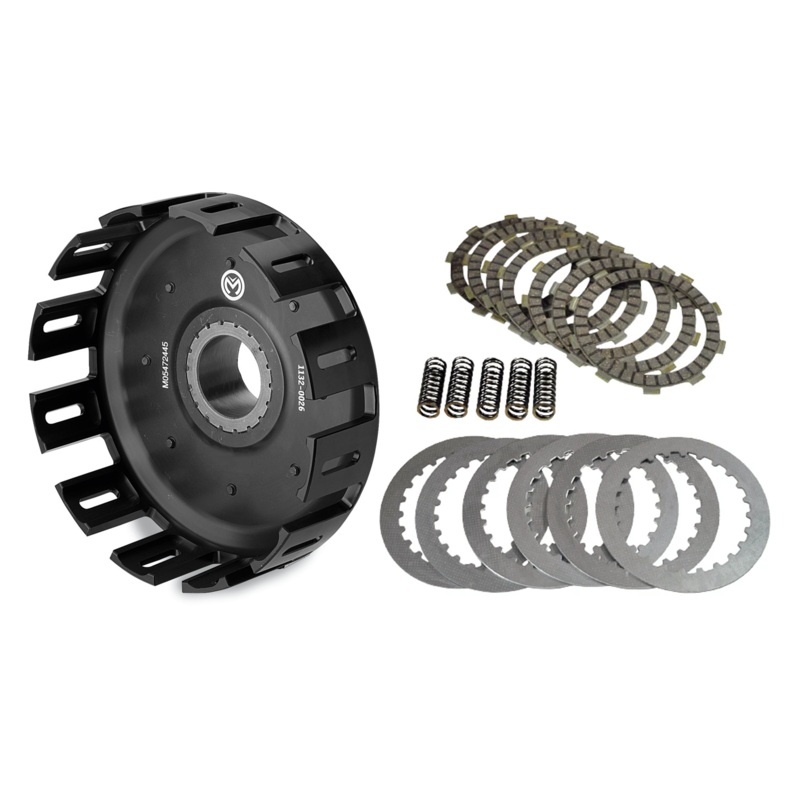 00-07 Honda CR125R CR 125R Moose Racing CNC Billet Clutch Basket with Clutch Kit