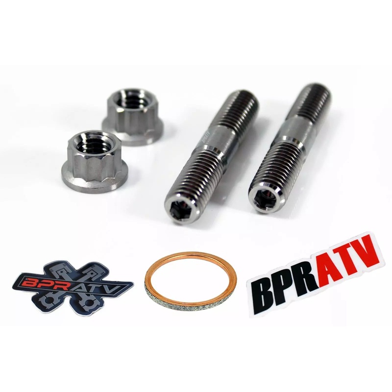 03-15 WR450F WR 450F TITANIUM Head Pipe Exhaust Studs Kit Bolts & Exhaust Gasket