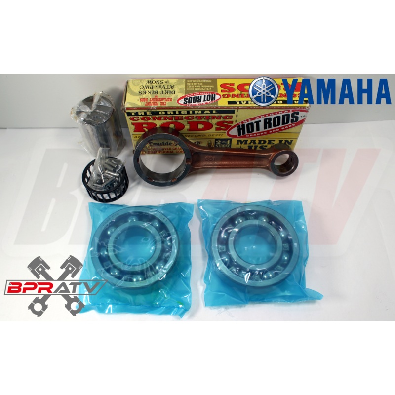 07+ Grizzly 700 Hot Rods Connecting Rod Kit Hotrods Bearings Crank Rebuild Kit