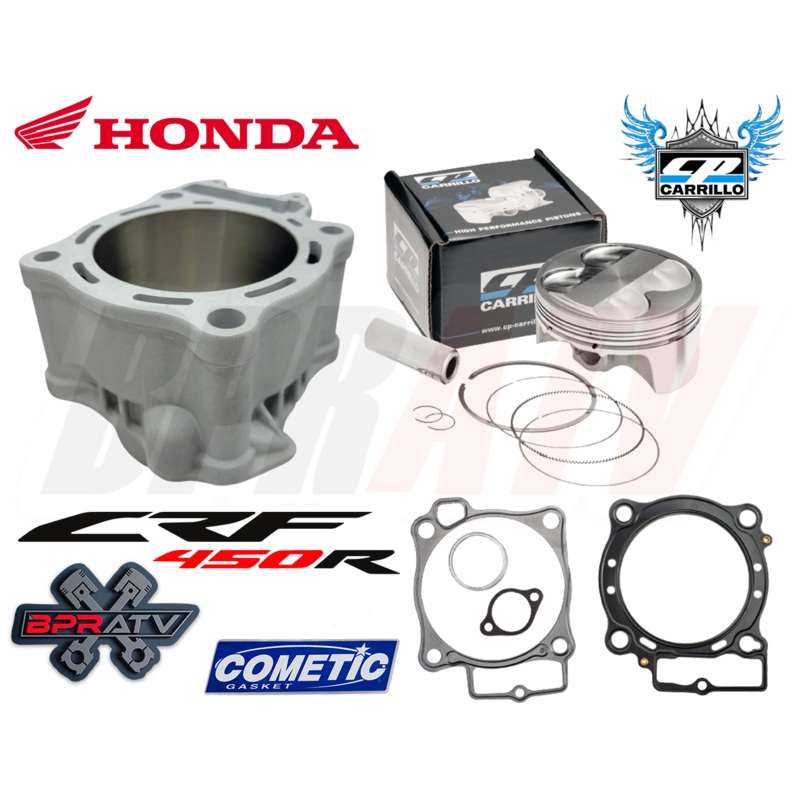 09-16 CRF450R CRF 450R CP 12.5:1 Pump Gas Piston Stock Bore Cylinder Gaskets Kit