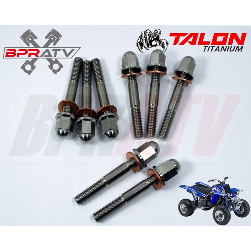 Banshee 350 CUB  TITANIUM Pro Design Cool Head Stud Kit Ti ACORN Nuts Set