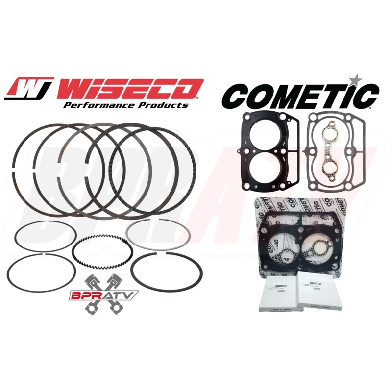 Polaris RZR 800 Wiseco Piston Rings 80mm Piston Ring Set Cometic Top End Gasket