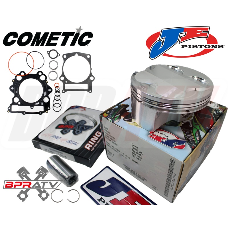 Raptor Rhino Grizzly 660 102mm 686cc Big Bore 12:1 JE Piston Cometic Gasket Kit
