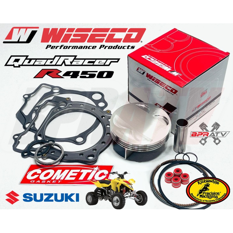 *Suzuki LTR450 LTR 450 98mm 13:1 Big Bore Wiseco Pump Gas Piston Cometic Gaskets