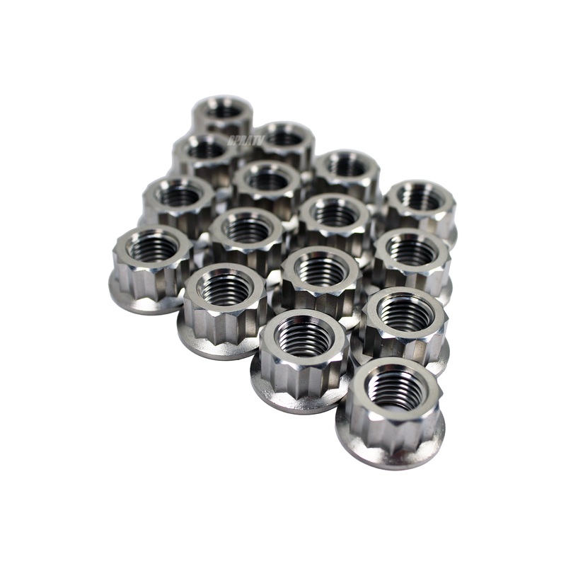 Yamaha Banshee 350 YFZ 350 TITANIUM Lug Nut Complete Kit Front Rear Set of 16