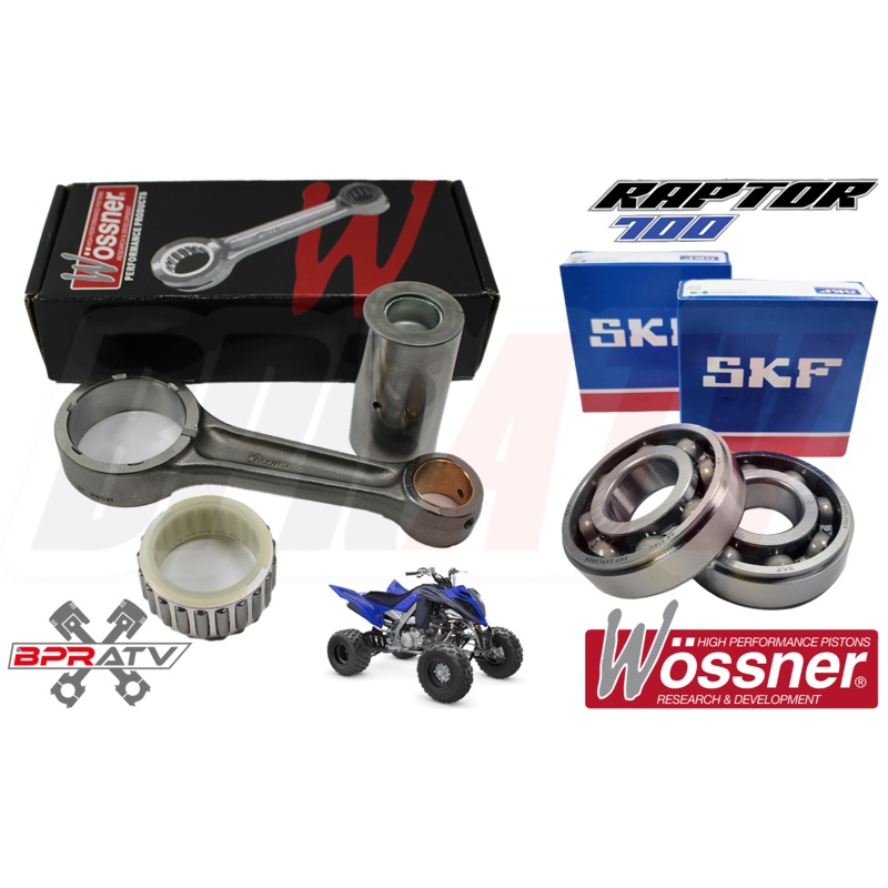Yamaha Raptor 700 WOSSNER Connecting Rod Kit SKF Bearings Crankshaft Rebuild Kit