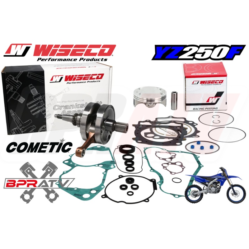 05-07 Yamaha YZ250F YZ 250F WISECO Engine Rebuild Kit Crank Piston Gasket Seals