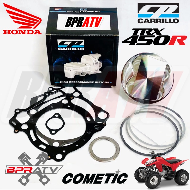 06+ TRX450R TRX 450R 96mm 96 12.5:1 Stock Bore CP RACE Piston Cometic Gasket Kit