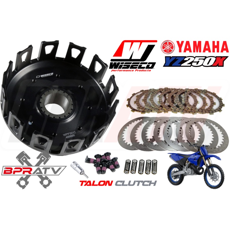 16-19 Yamaha YZ250X YZ 250X WISECO Heavy Duty Forged Clutch Basket & Clutch Kit