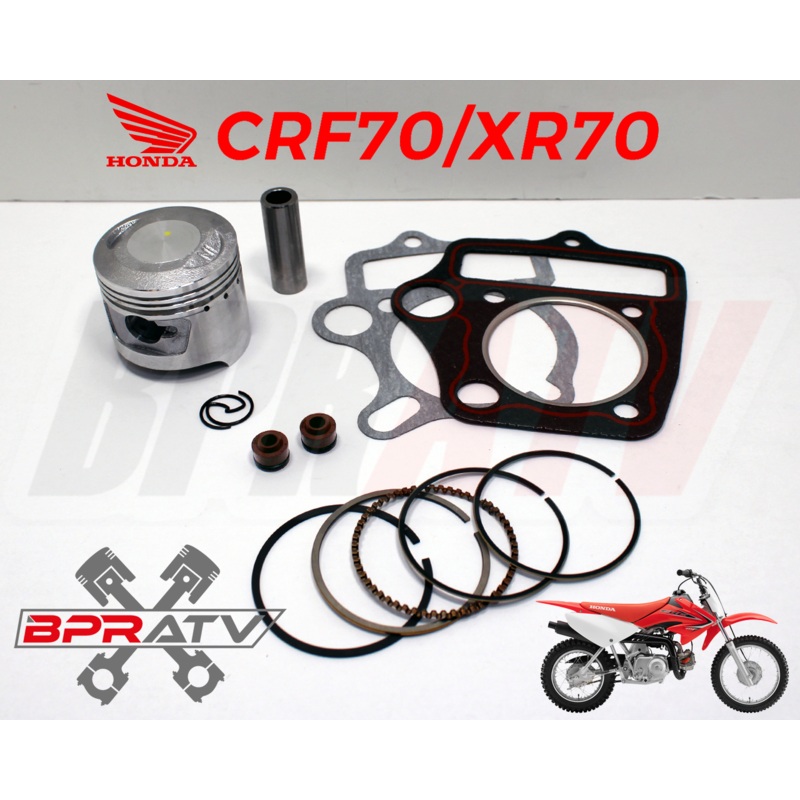 97-03 Honda XR70R XR 70R 47mm Stock Bore Aftermarket Piston & Top End Gasket Kit