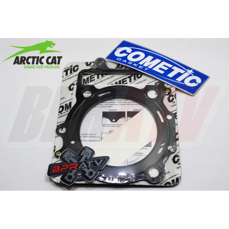 Arctic Cat TRV1000 TRV 1000 92 94 96mm Big Bore COMETIC Head Gasket MLS 0830-209