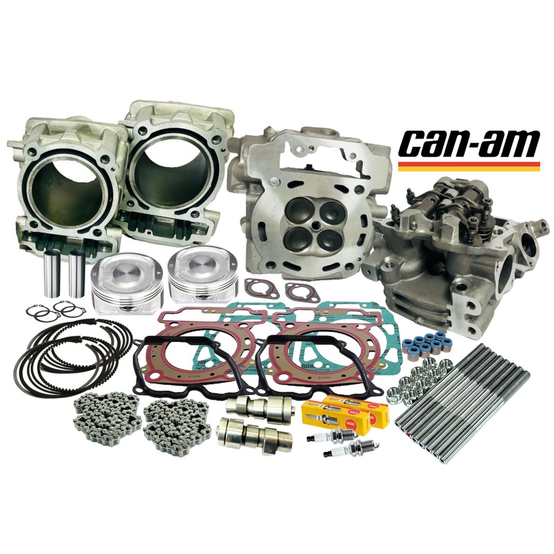Maverick 800 Top End Rebuild Front Rear Cylinder Head Cams