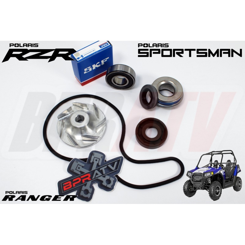 Polaris Ranger XP 800 Water Pump OEM Upgrade Rebuild Kit SKF + BILLET IMPELLER