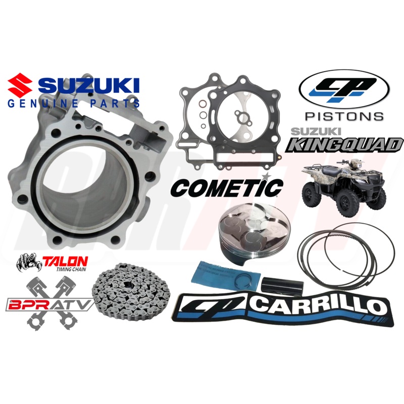 Suzuki King Quad LT-A 700 102mm OEM Cylinder CP Piston Kit Top End Rebuild Kit