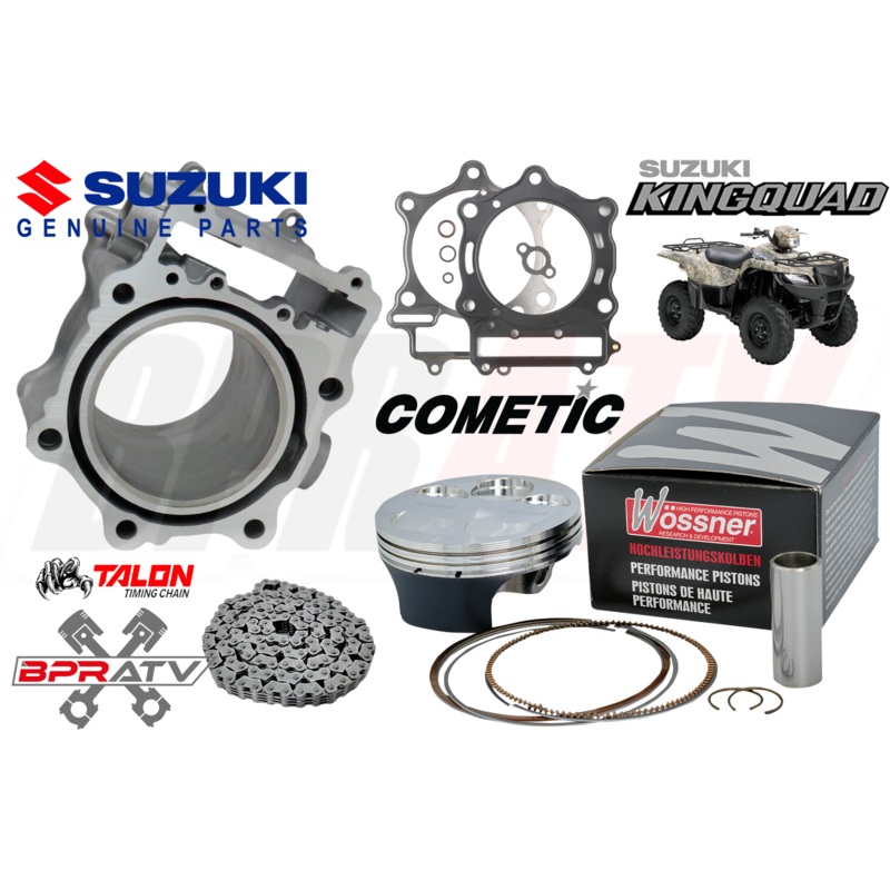 Suzuki King Quad LT-A 700 102mm OEM Cylinder Wossner Piston Top End Rebuild Kit
