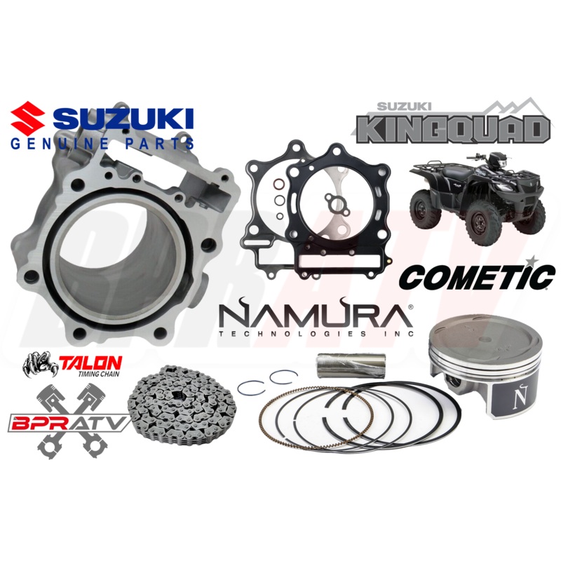 Suzuki King Quad LTA700 102mm OEM Cylinder Namura Piston Cometic MLS Top End Kit