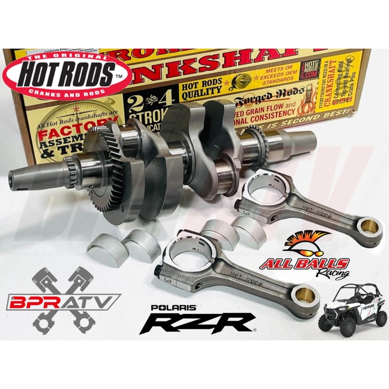 2013 14 Polaris RZR XP900 XP 900 Hotrods Heavy Duty Crank & Rods Crankshaft Hot