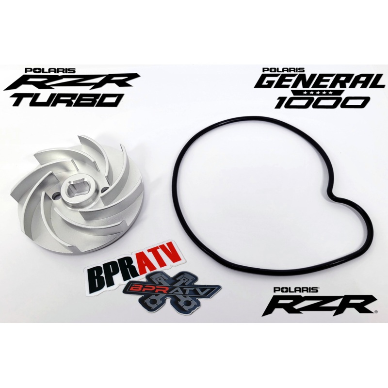 Polaris RZR 900 XP 1000 Billet Water Pump Impeller Kit CNC 5438796 5413811 Seals