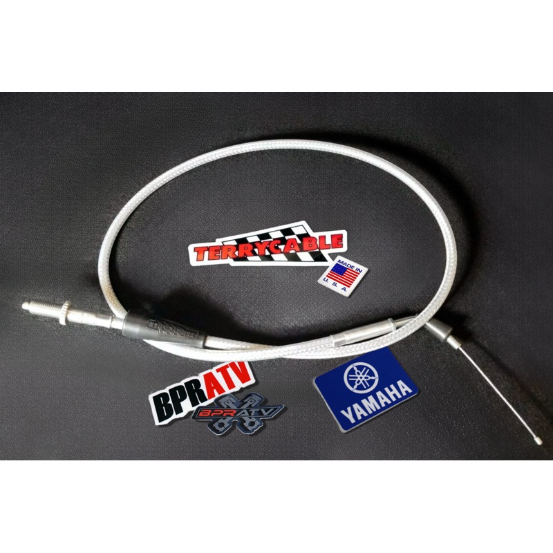 Yamaha Banshee Terry Cable Braided Single Thumb Throttle Cable PWK Carb 28-39mm