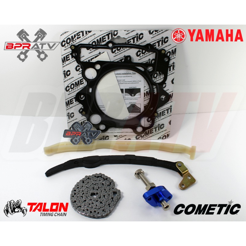 Yamaha Rhino 660 Timing Chain Guides BLUE Tensioner Kit COMETIC MLS Head Gasket