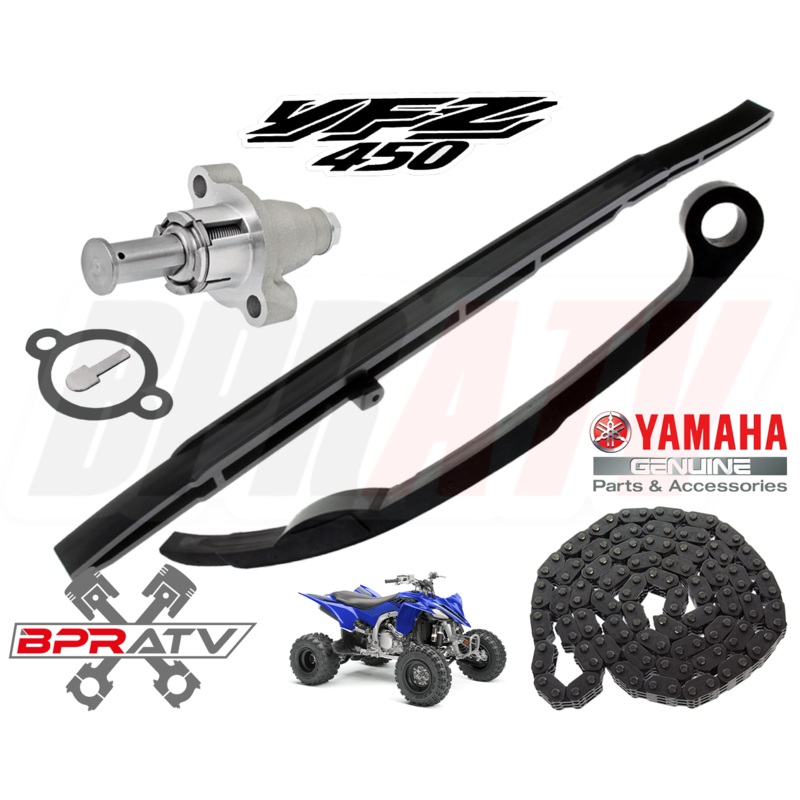 Yamaha YFZ450X YFZ 450X Timing Guides Tensioner Chain Tensioner & OEM Cam Chain