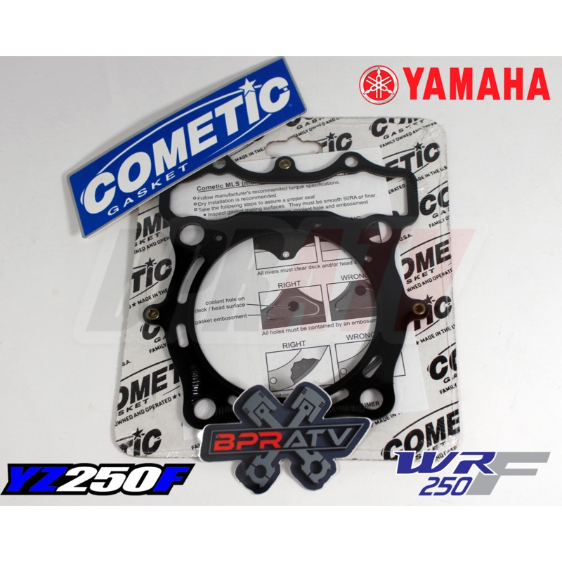 01-13 Yamaha YZ250F YZ 250F 83mm 290cc Big Bore COMETIC Cylinder Head Gasket MLS