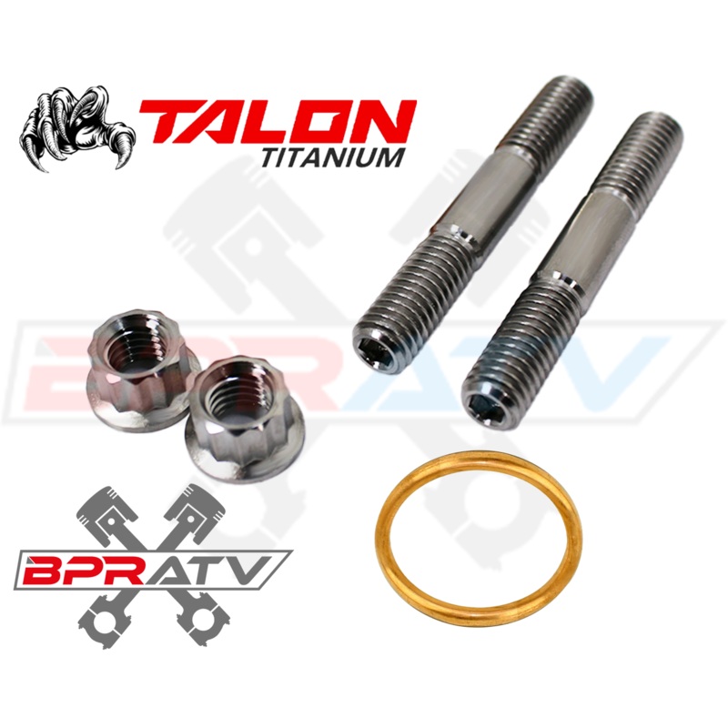 04-05 TRX450R TRX 450R  TITANIUM Heavy Duty Exhaust Head Pipe Studs Bolts