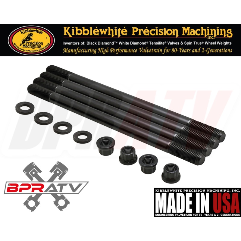 07-15 Yamaha WR450F WR 450F KIBBLEWHITE Heavy Duty Cylinder Head Studs Stud Kit